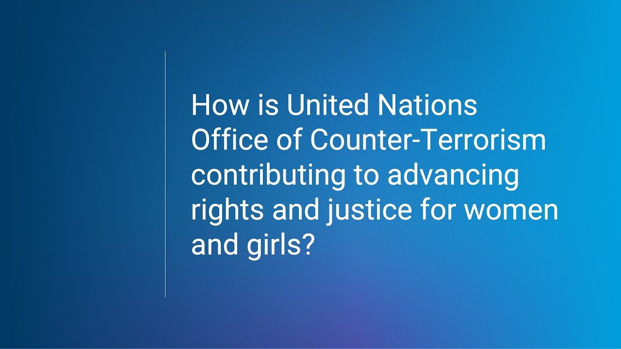 #IWD2026: Advancing rights and justice for women and girls &ndash; The work of UNOCT