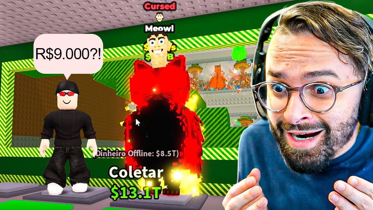 ENCONTREI O PRIMEIRO MEOWL CURSED DO JOGO… ELE QUERIA R$9.000 😱💰