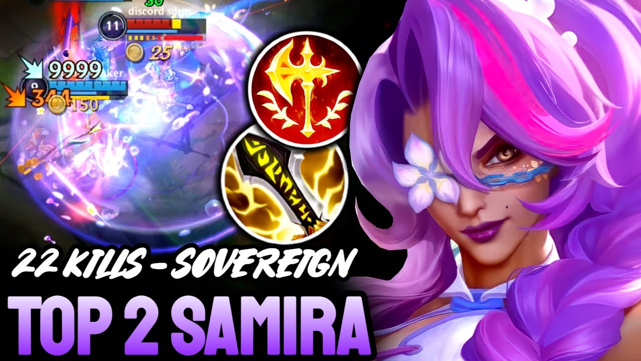 WILD RIFT SAMIRA - TOP 2 SAMIRA GAMEPLAY - SOVEREIGN RANKED