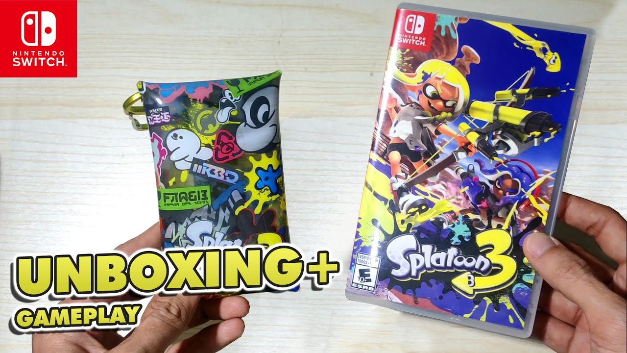 SPLATOON 3 | Unboxing - Gameplay (Nintendo Switch Lite)