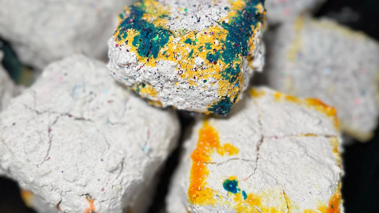 Pasted treats | Oddly satisfying #gymchalkasmr
