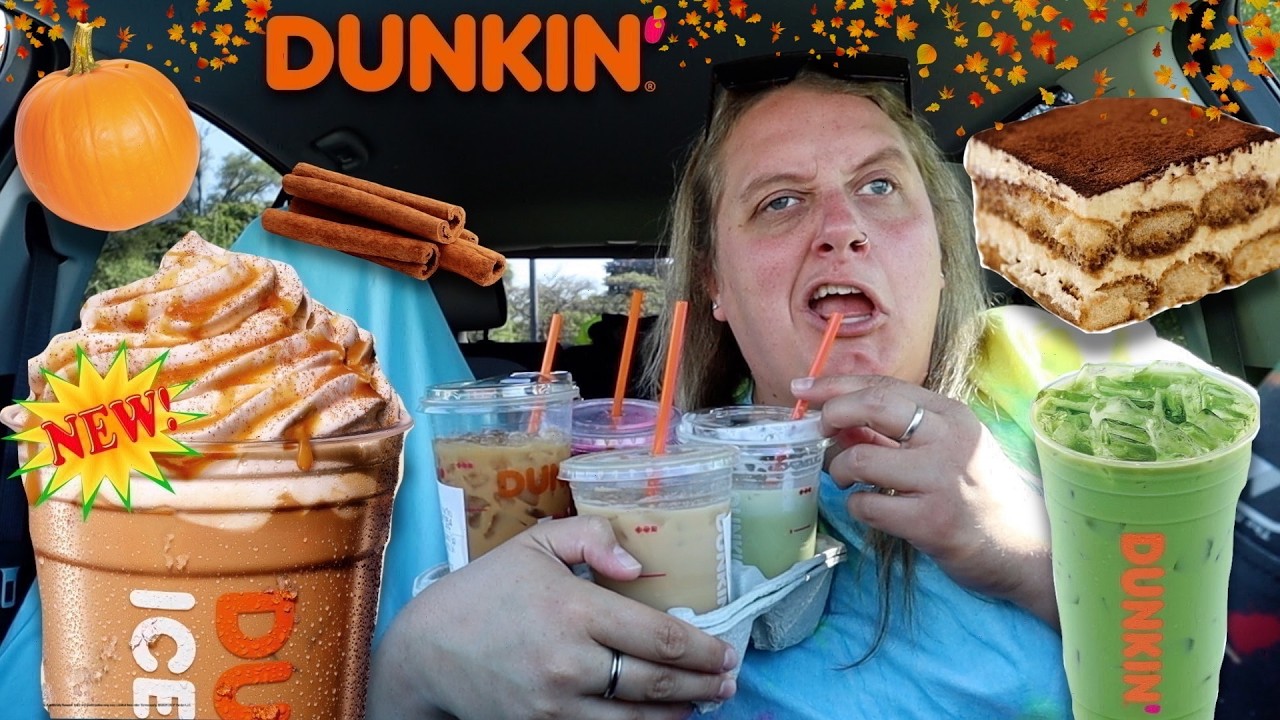 Новое осеннее меню Dunkin' (Тыквенные специи и Тирамису)