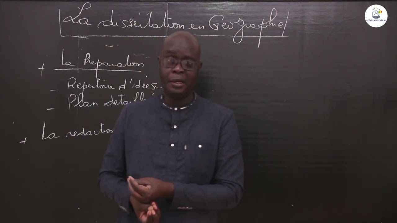 Cours - Première - HG : Géographie / La Dissertation en Géographie / Suite / M. Seck