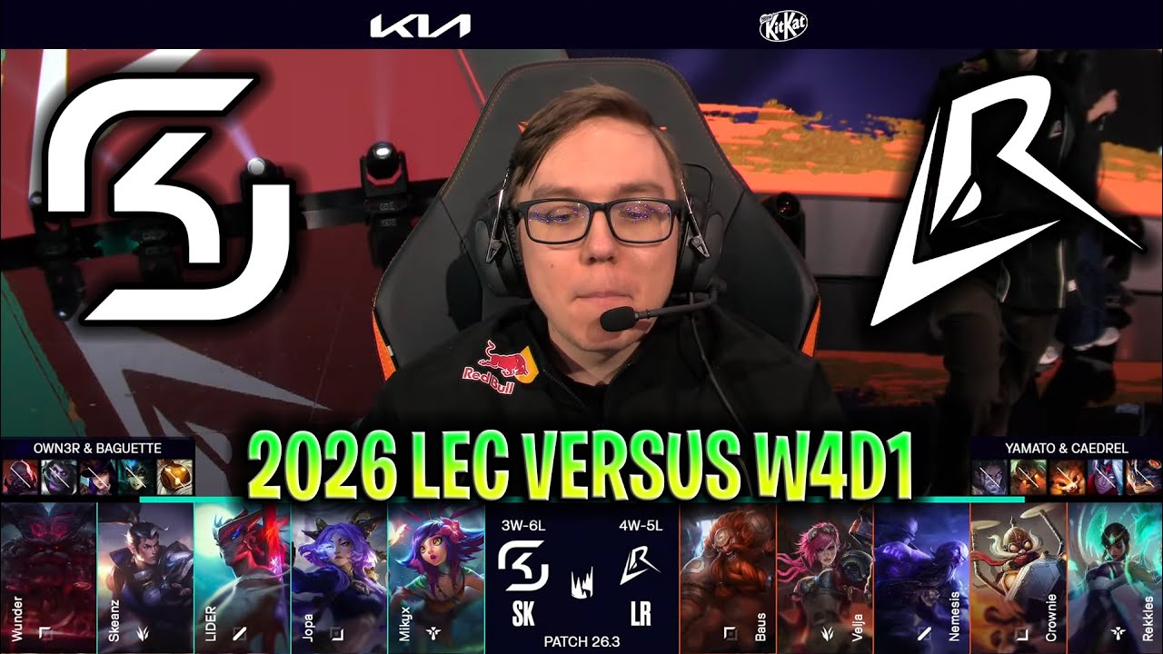 LR vs SK LEC 2026 VERSUS W4D1 | LOS RATONES vs SK GAMING LEC 2026 VERSUS W4D1