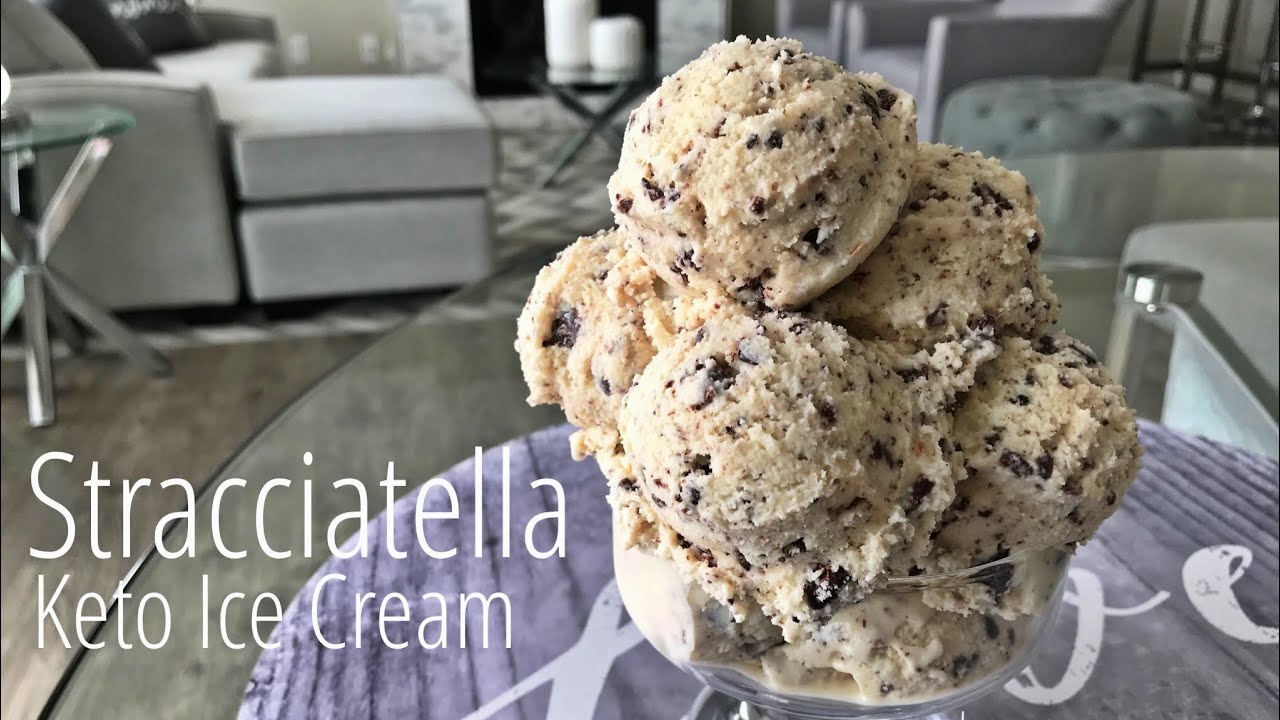 Stracciatella Keto/Low Carb Ice Cream