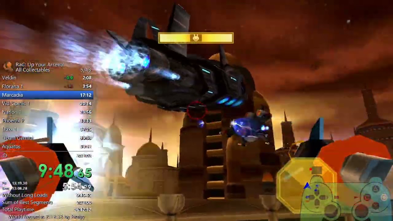 Ratchet and Clank 3 All Collectables speedrun in 2:25:29