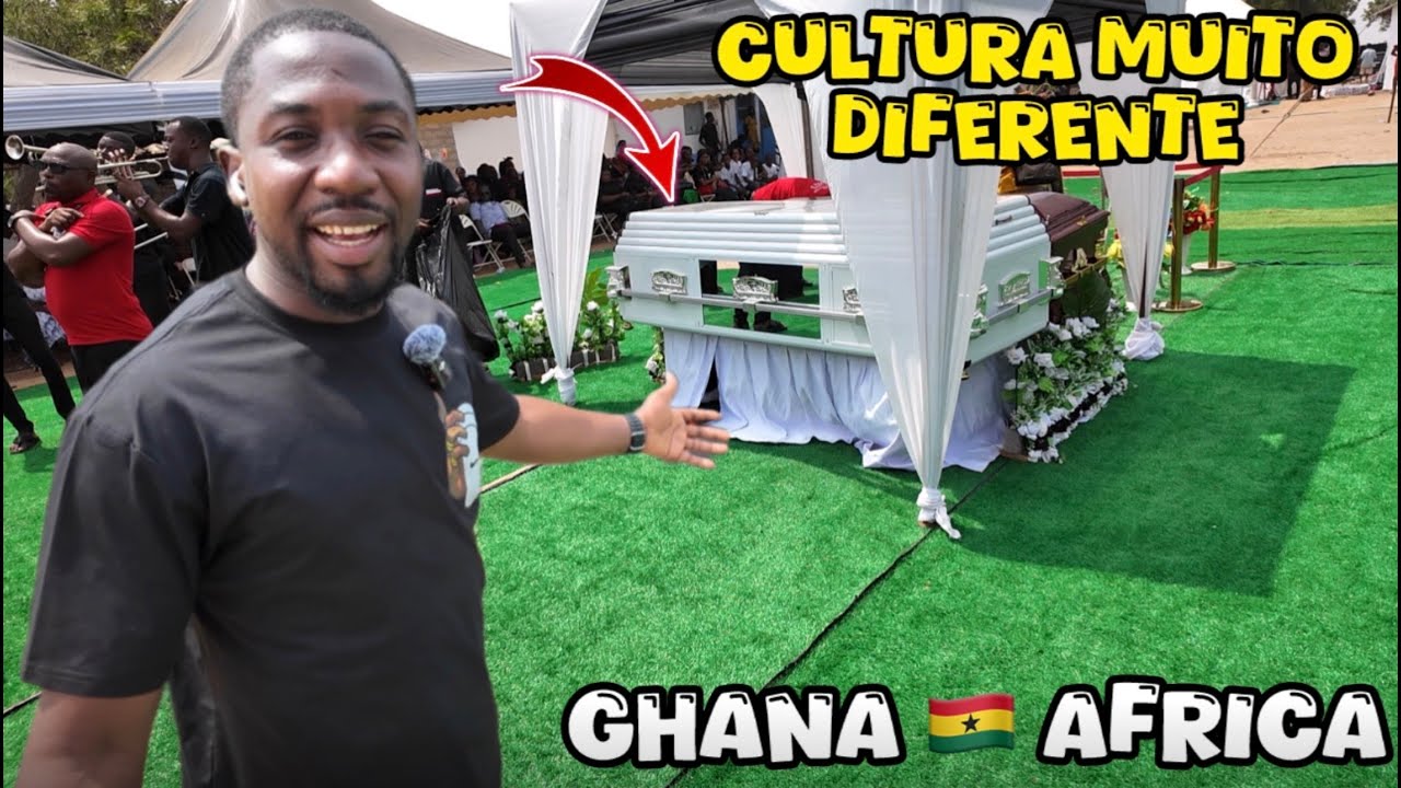 Como é um funëral em Gana 🇬🇭? Cultura africana que surpreende brasileiros