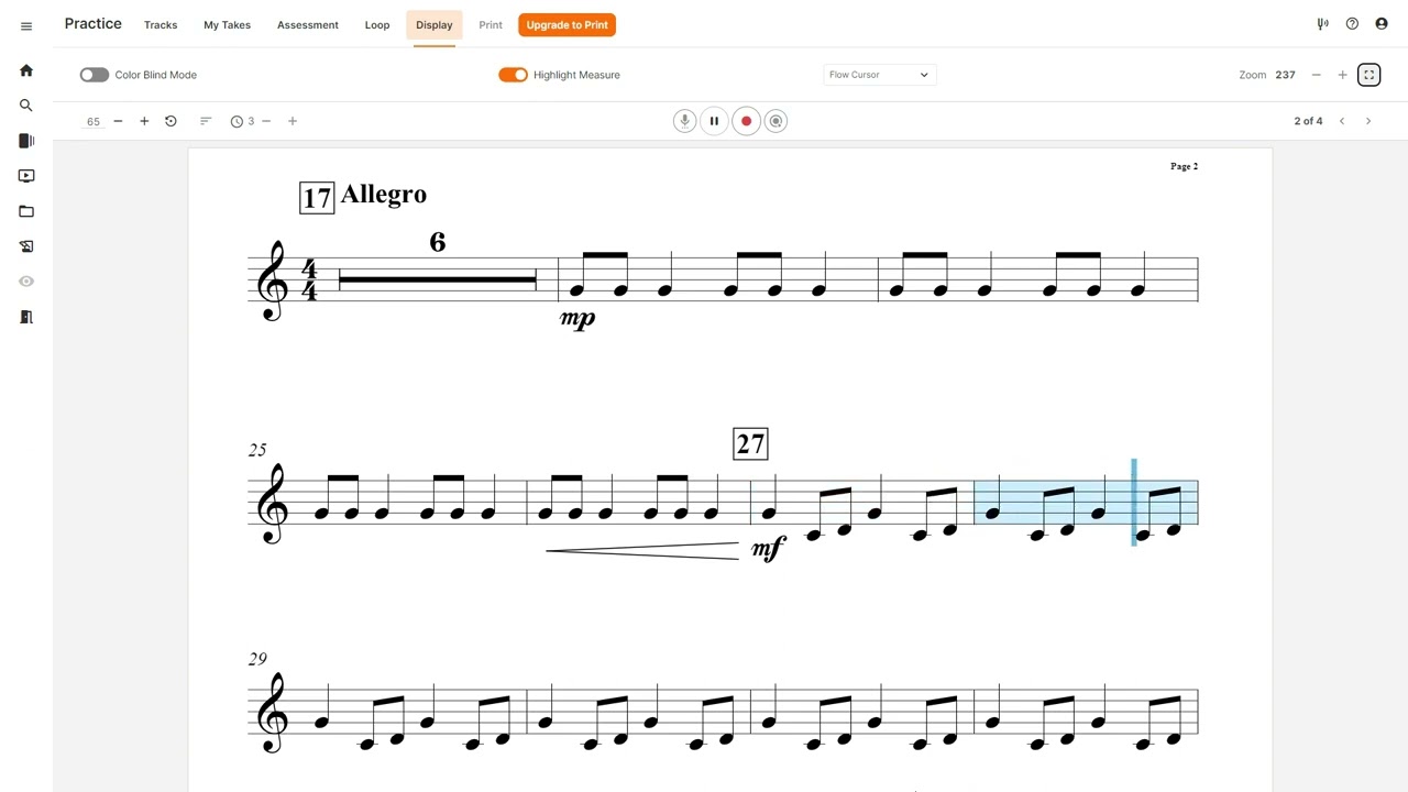 Colliding Visions (Brian Balmages) Clarinet 1 Play Along