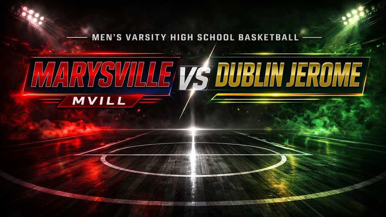 Marysville High School vs Dublin Jerome High School Mens Varsity Basketball   Tactical