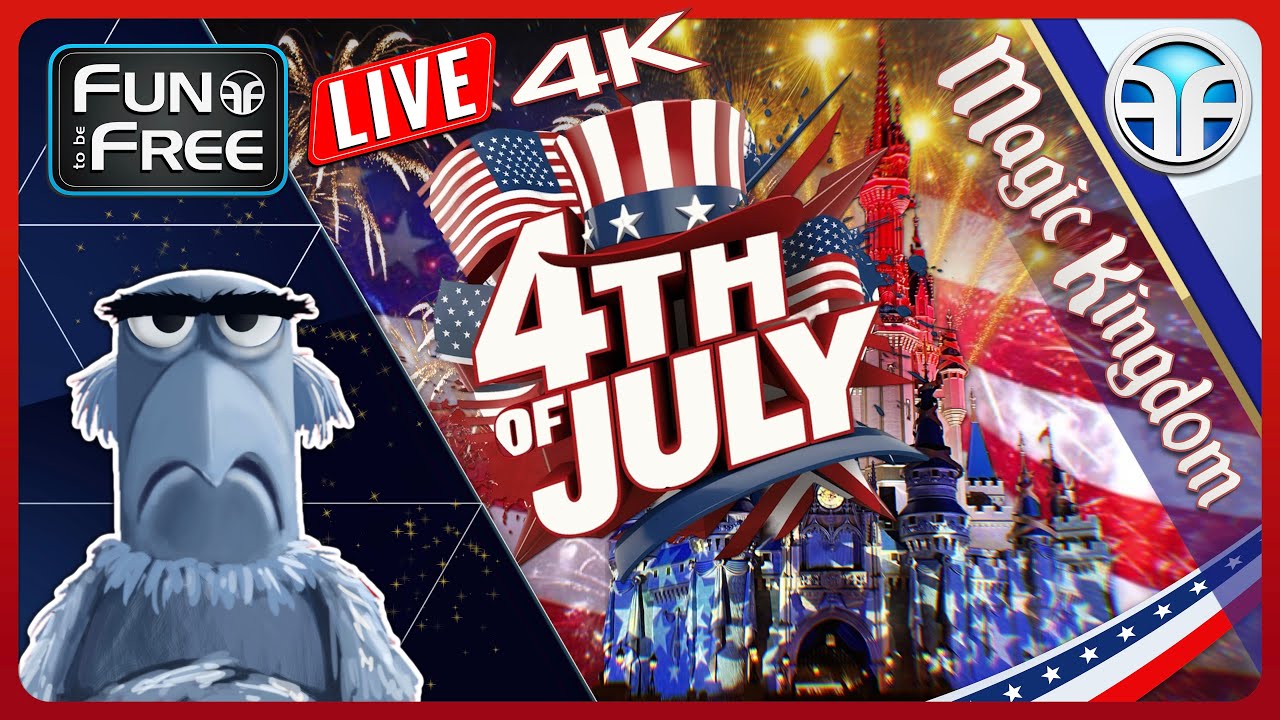 🔴 LIVE: Magic Kingdom 4th of July Fireworks 2026 &ndash; America's 250th Birthday Spectacular 4K Full Show