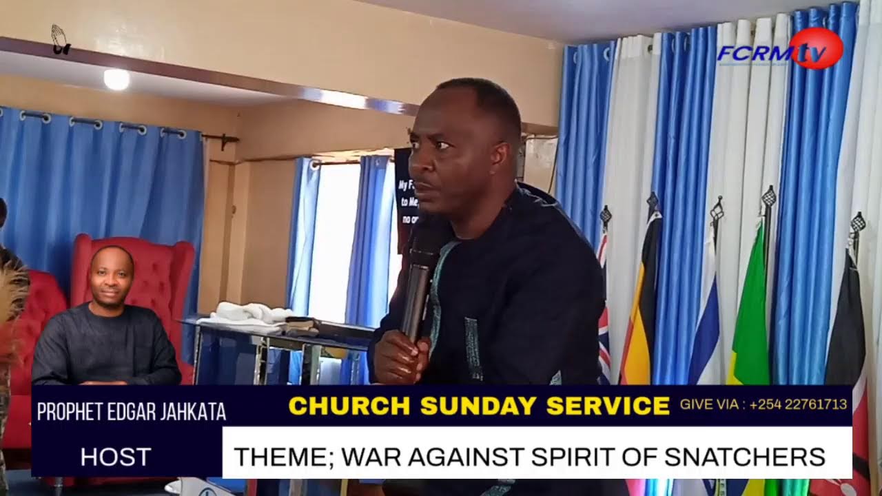 Live@ Fcrm Kitale , Sunday  service.THEME;War against spirits of snatchers, .MIN: PROPHET JAHKATA