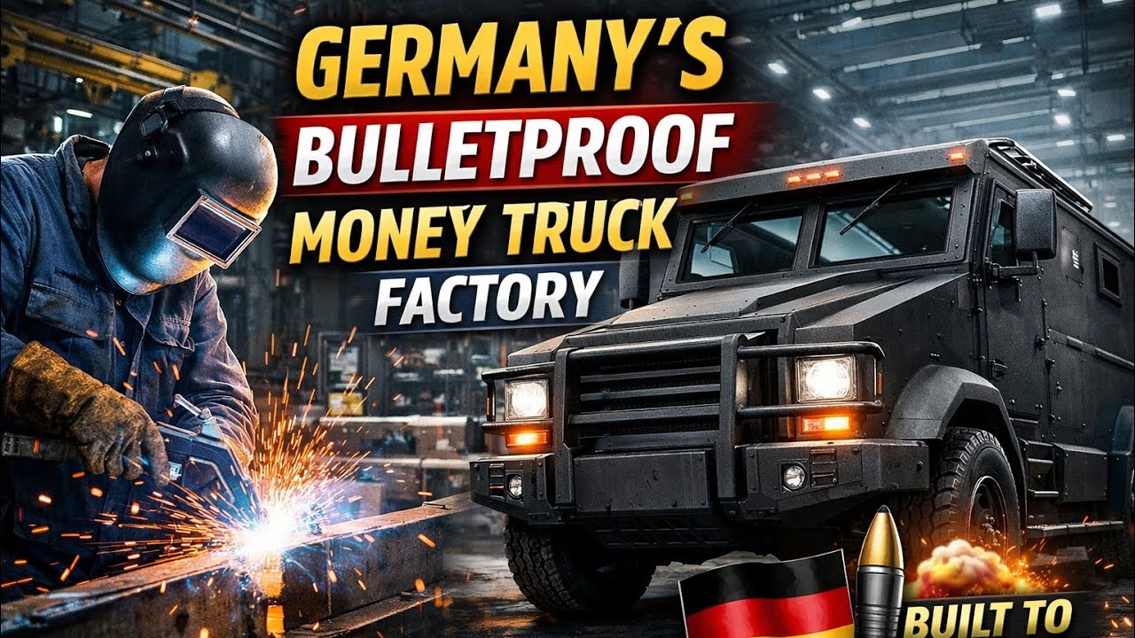 Inside Germany’s Armored Money Truck Factory – Built to Survive Anything! 🇩🇪💰