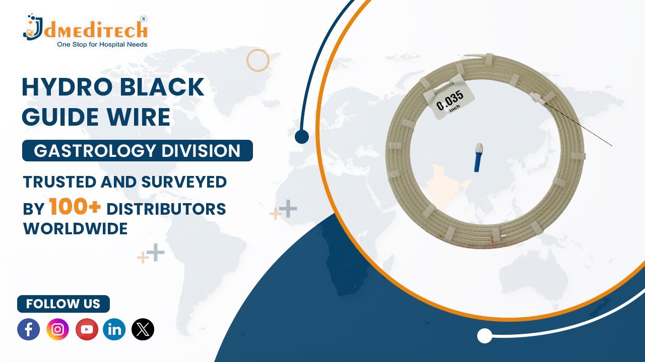 Hydro Black Guide Wire | Manufacturer & Exporter by JDmeditech