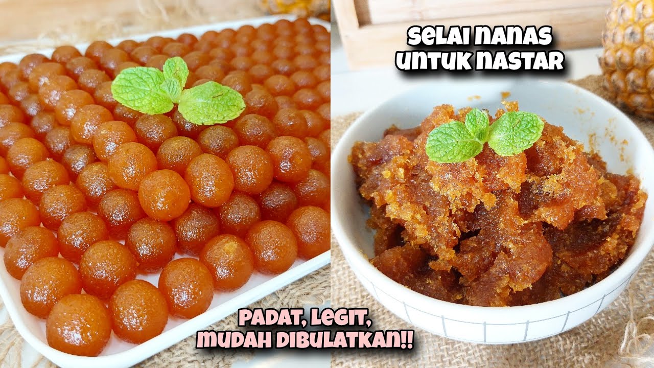 SELAI NANAS UNTUK NASTAR!! MUDAH DIBULATKAN TIDAK LENGKET TEKSTURNYA PADAT LEGIT ENAK!!