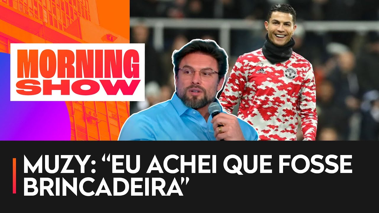 Paulo Muzy fala sobre comentário de Cristiano Ronaldo em sua live