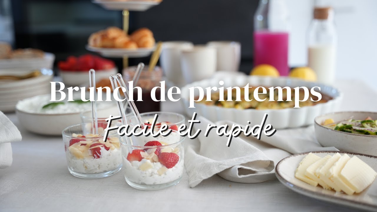 Brunch de Printemps : Recettes Faciles et Gourmandes ! 🍓🌿 | Barbara F