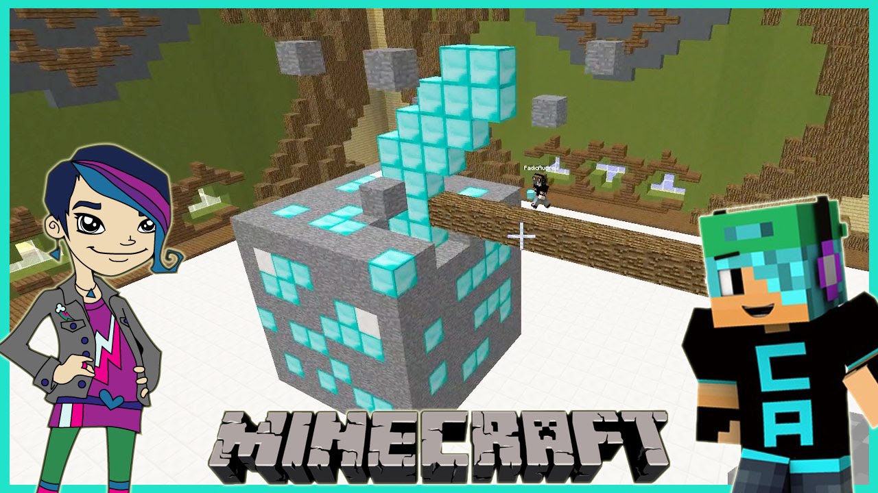 Team Build Battle Challenge - DIAMONDS - with Radiojh Audrey Games - Minecraft