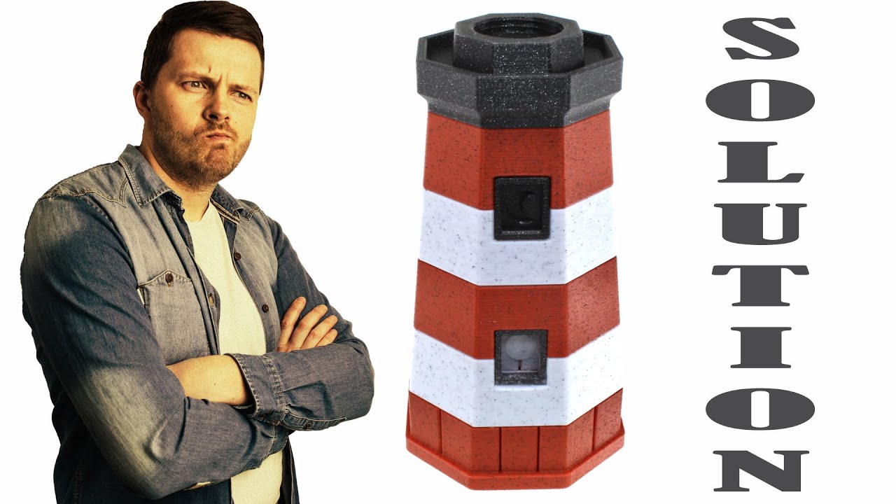 Lunar Lighthouse Puzzle from Puzzle Master - Solution