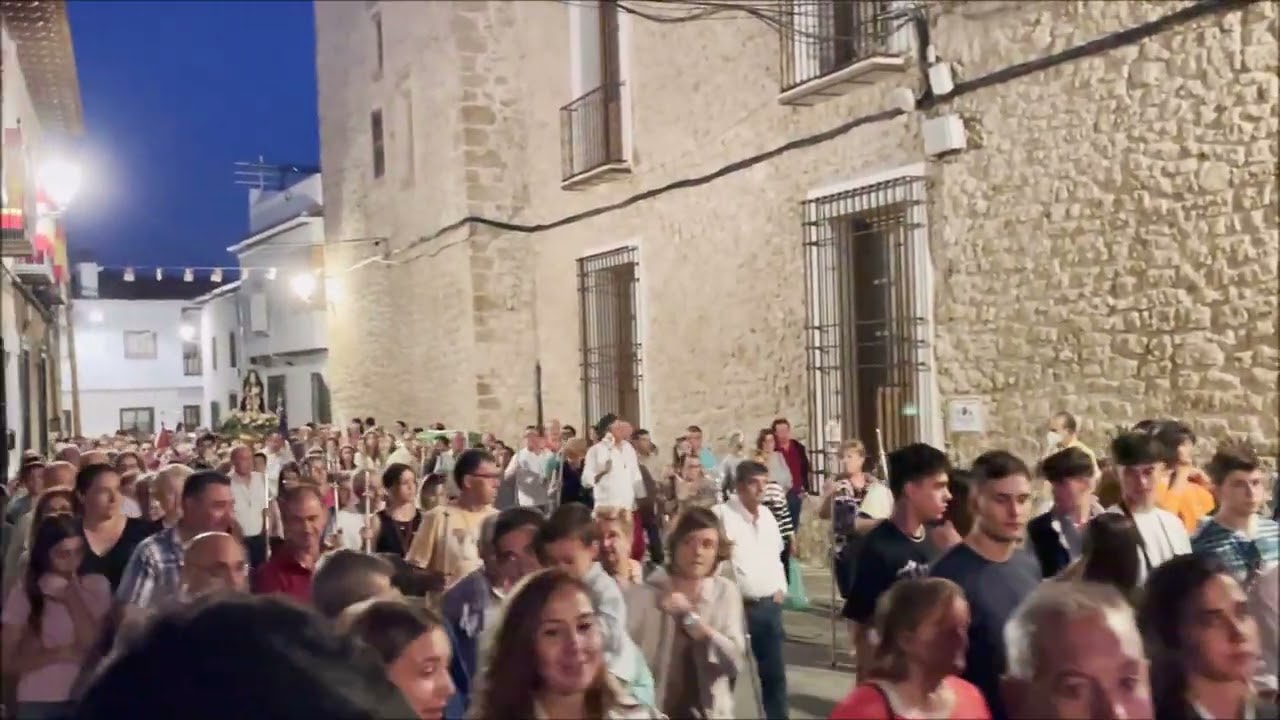 Recopilacion de vídeos de la subida del Santo Niño a la Iglesia. La Guardia (Toledo) 3-9-2022