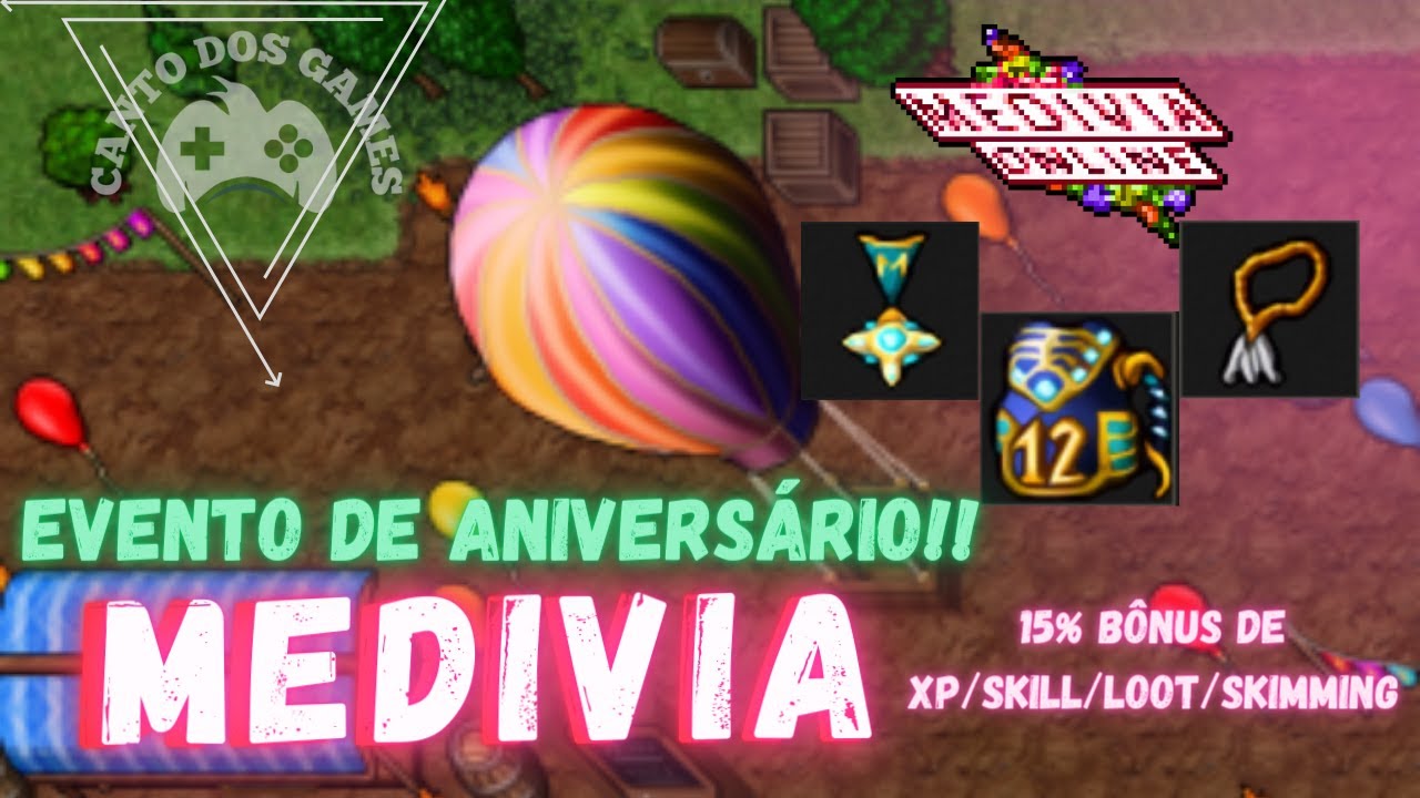 MEDIVIA ONLINE - EVENTO DE ANIVERS&Aacute;RIO! B&Ocirc;NUS DE XP E MUITO MAIS! [GAMEPLAY PT-BR]