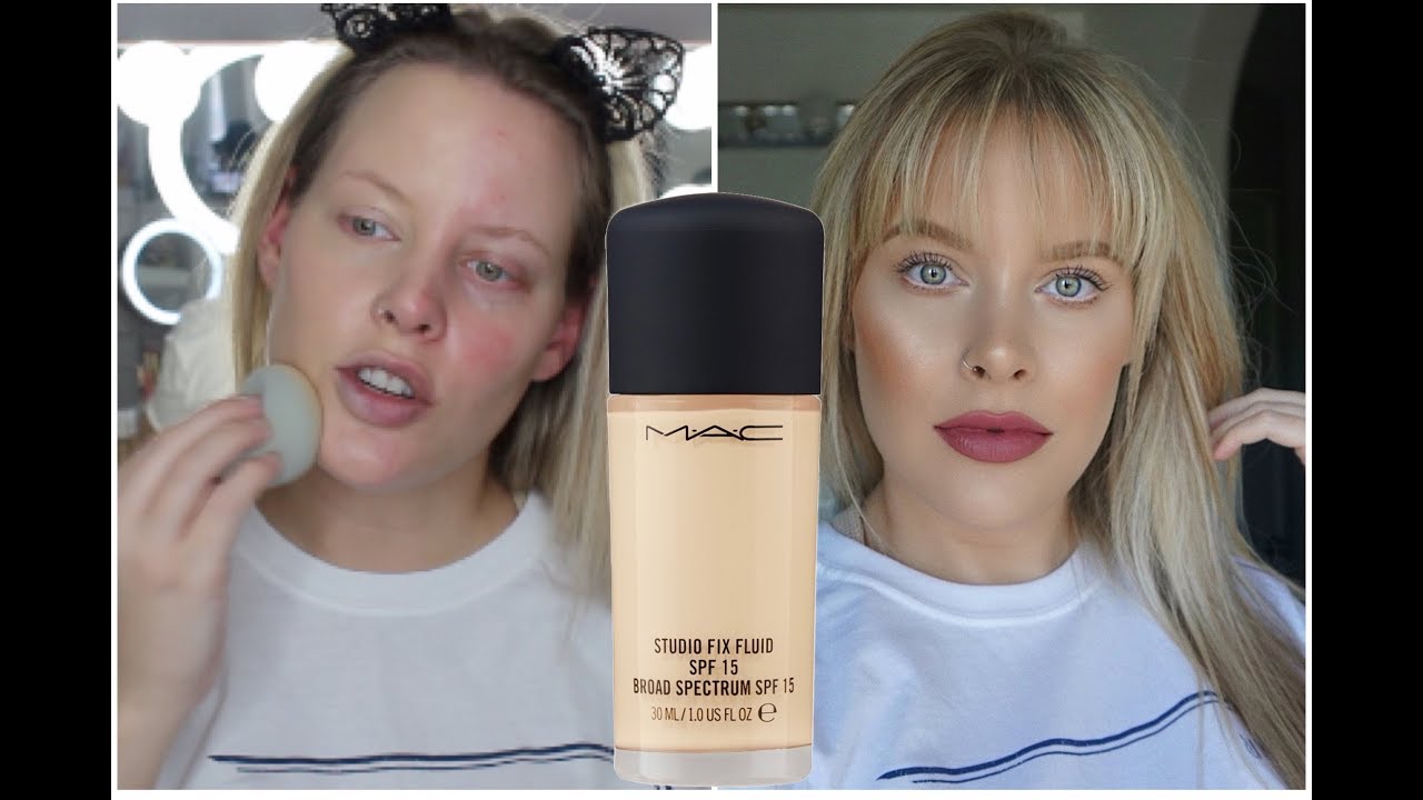 MAC Studio Fix Fluid Foundation | REVIEW & WEAR TEST | Brittany Elizabeth