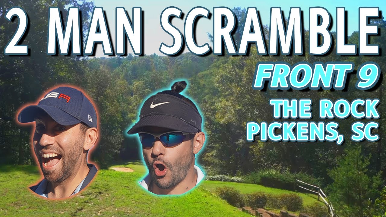2 MAN GOLF SCRAMBLE at The Rock | Front 9 | Shot Tracers