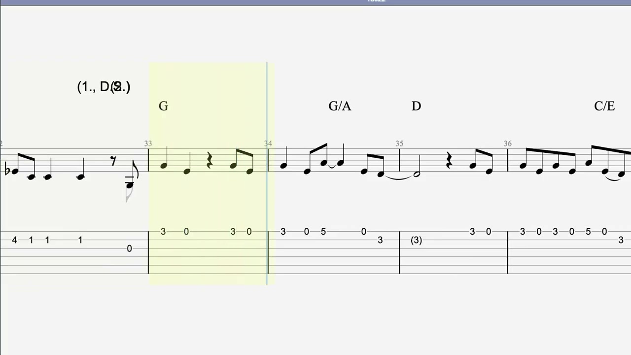 Drops Of Jupiter (Tell Me) by Train - Easy guitar tutorials with backing track