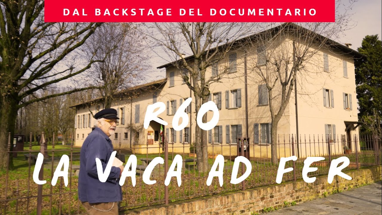 Patrizio Roversi al Museo Cervi di Gattatico (RE) | Backstage del documentario R60 La Vaca ad Fer