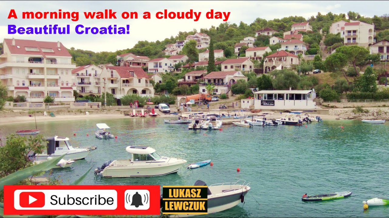 Morning walk on a cloudy day. Vlog z Chorwacji. Walking & vlogging in Croatia [2025 July]