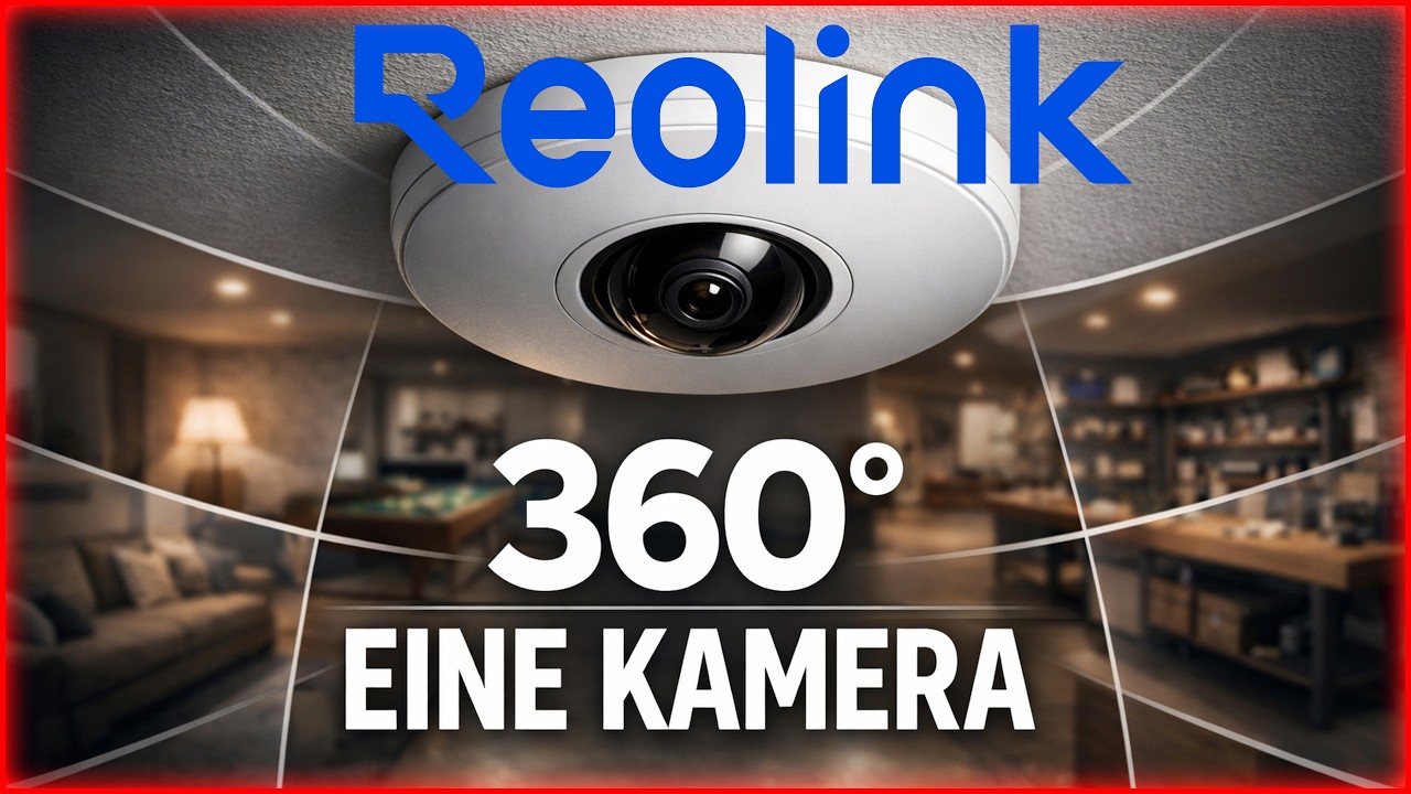 Sichere dein Zuhause mit der 360°-KI-Kamera von Reolink | Fischaugen-Kamera FE-P