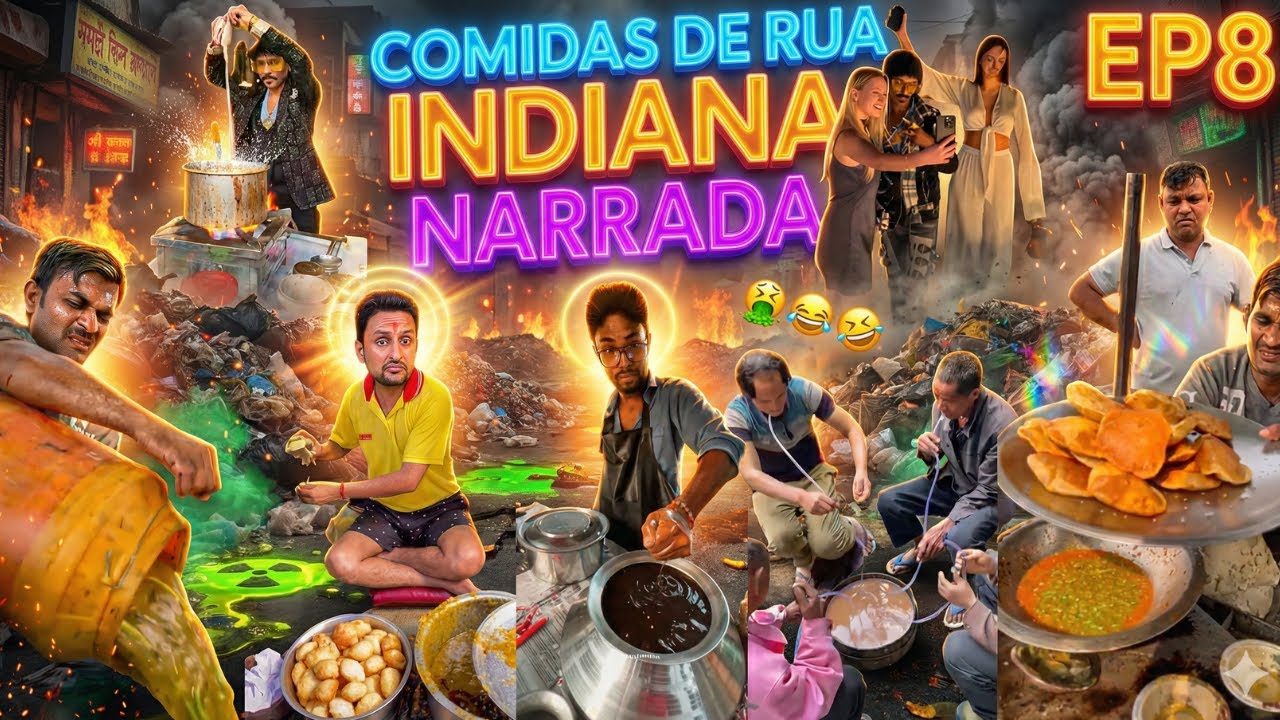 Comida de Rua indiana NARRADA EP8 🤮