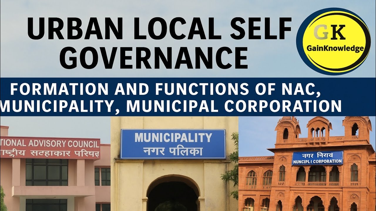 urban local self-government in India
