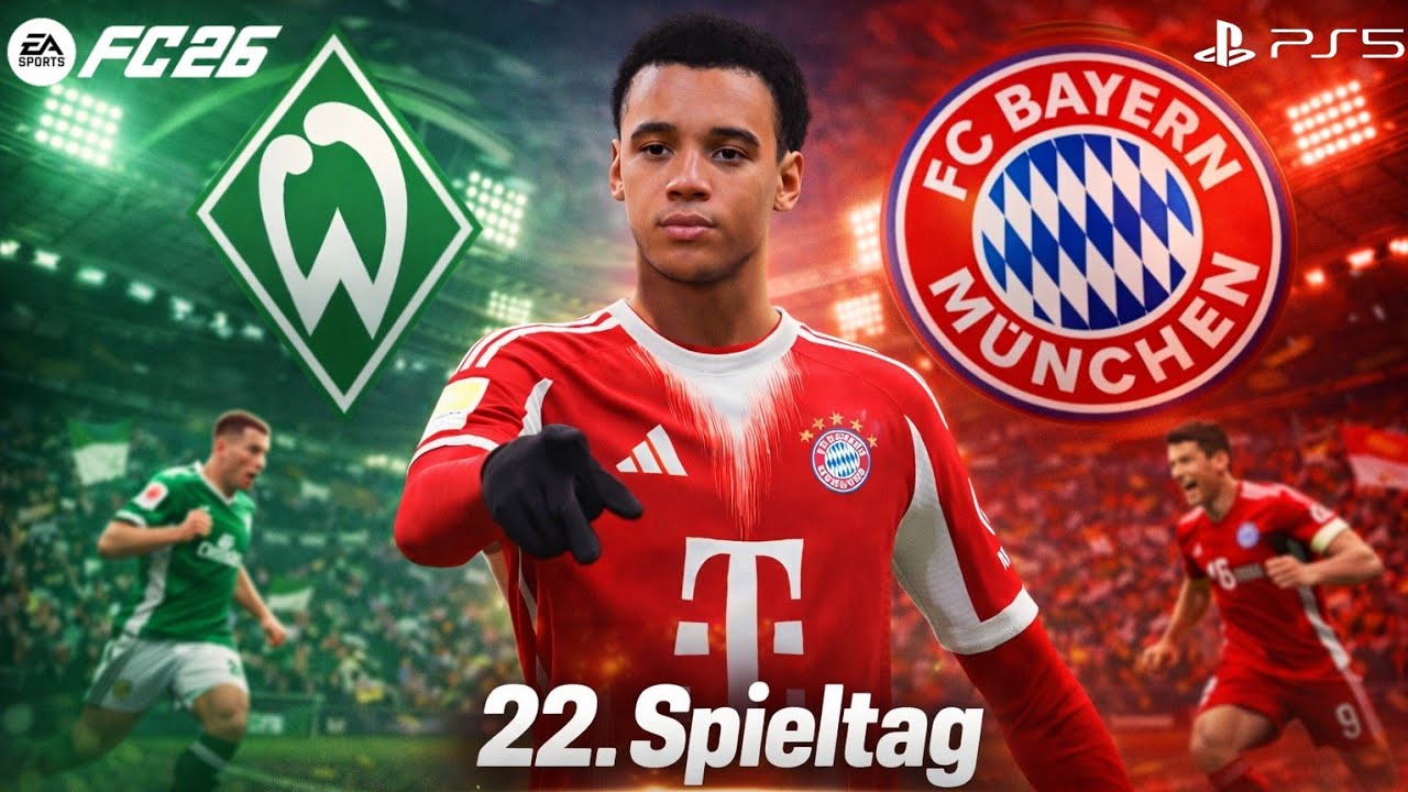 FC 26 Bundesliga | FC Bayern München vs Werder Bremen (22. Spieltag) | Musiala on fire? 🔥👀