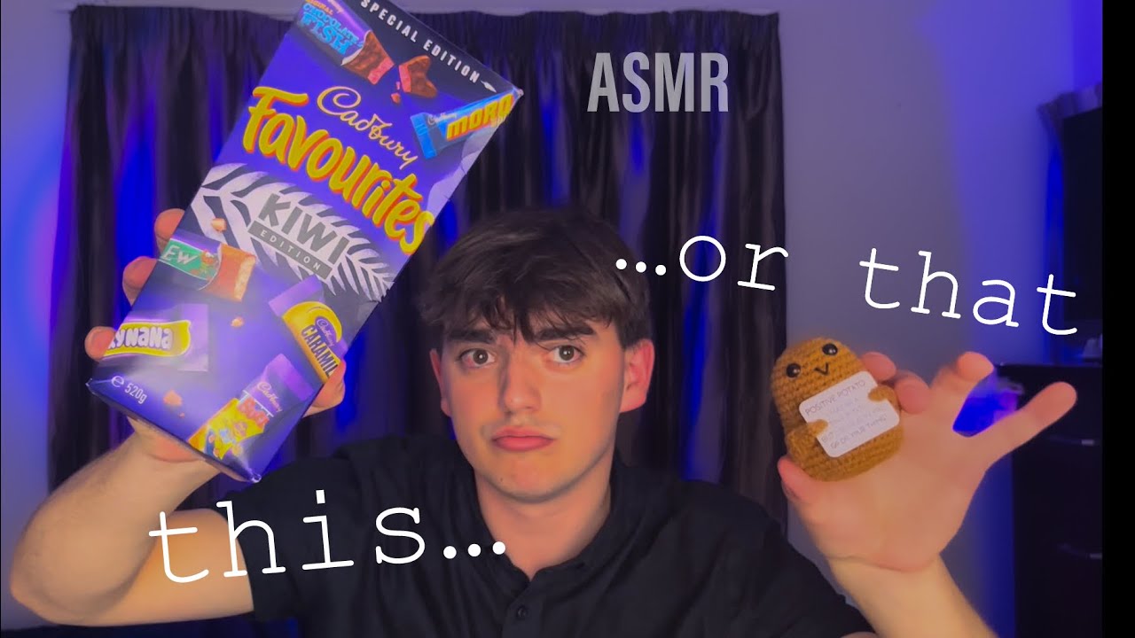 ASMR | This or That (decision making + relaxing triggers)