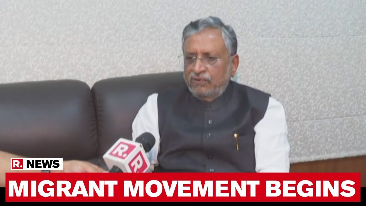 Bihar Dy CM Sushil Modi Speaks On States' Preparation Over Migrant Movement