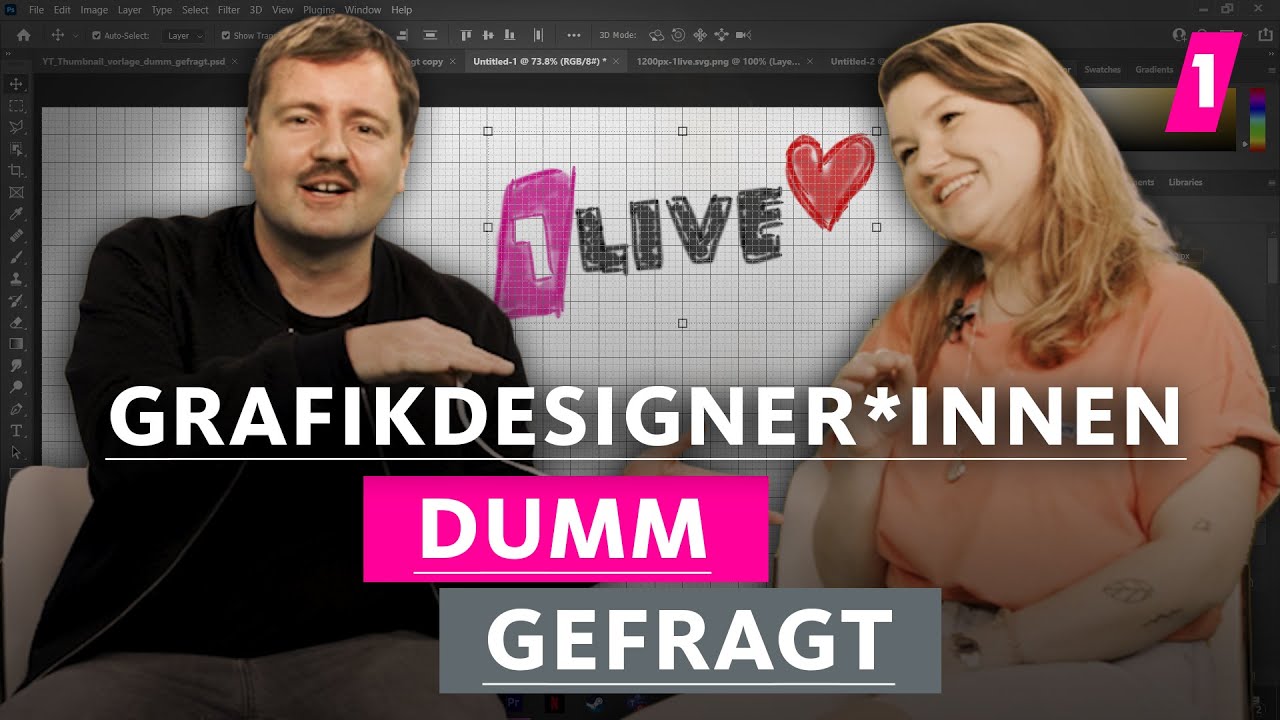 Grafiker: Visuelle Kommunikation oder nur Pixel schubsen? | 1LIVE Dumm Gefragt