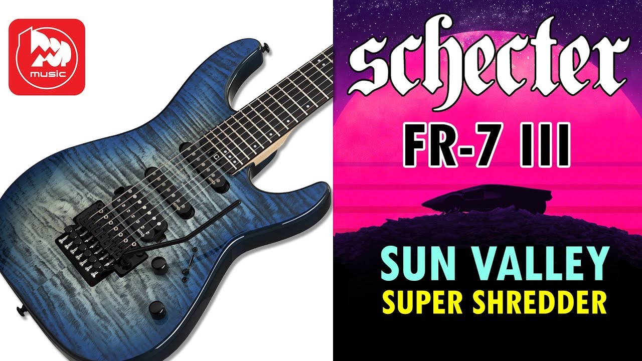 SCHECTER SUN VALLEY SUPER SHREDDER FR-7 III - крутая шред -электрогитара 7 струн