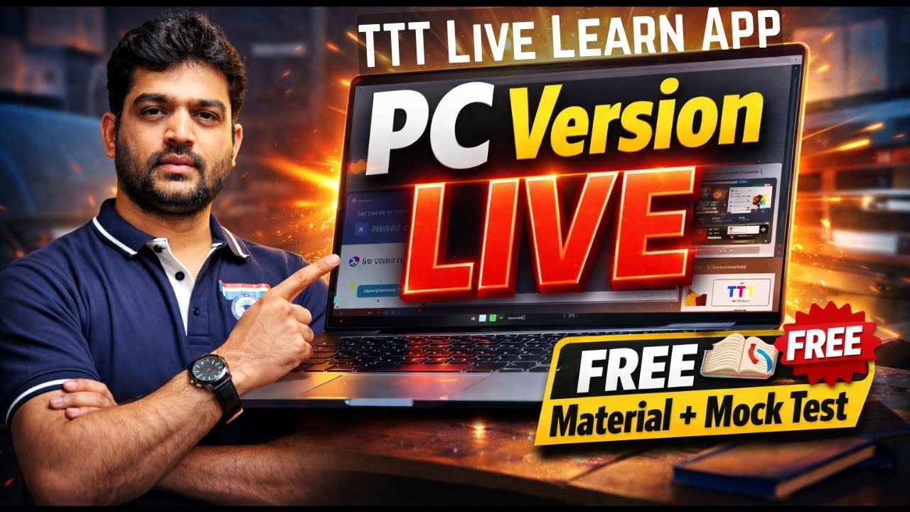 PC Version LIVE 🔥 | FREE Preparation for D-CET Exam | TTT Live Learn App | TTT Academy