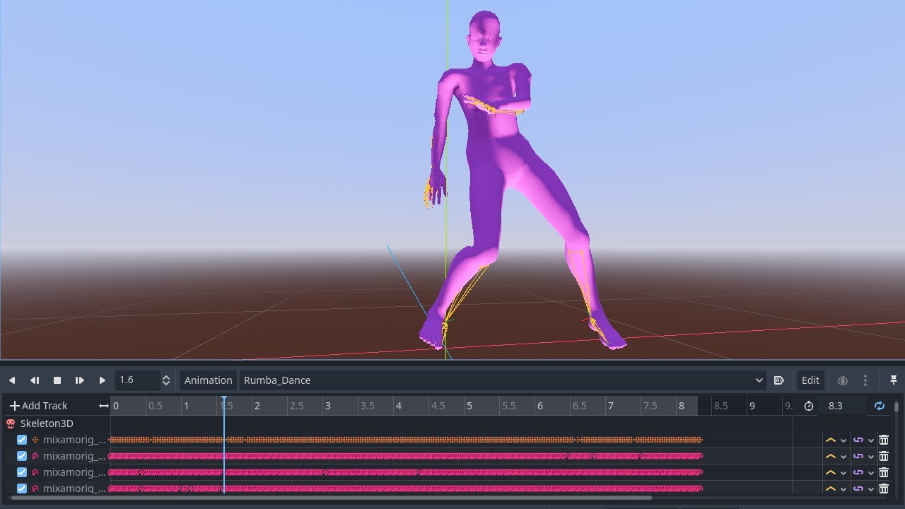 Ma Rigger - MPFB2 + Godot 4 - Importing Rigs and Animations