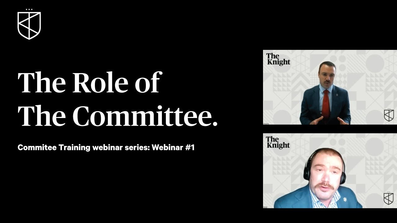 The Role of the Committee: Committee Training webinar series