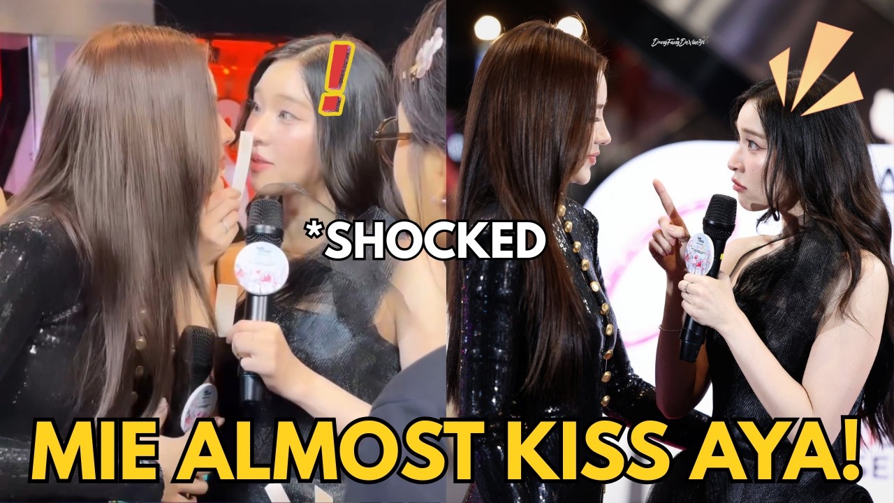 MIE ALMOST KISSED AYA?! 😭😂 AYA&rsquo;S SHOCKED REACTION!!