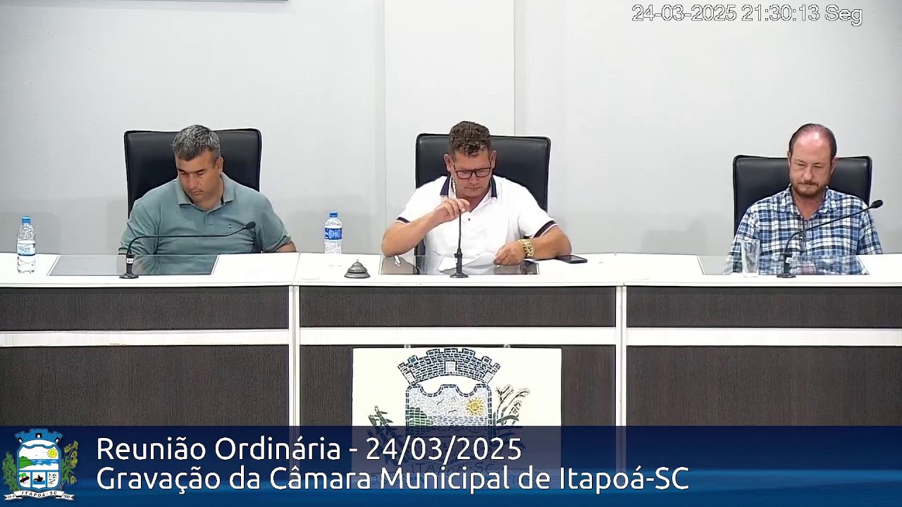 7ª Reunião Ordinária da 1ª Sessão Legislativa da 10ª Legislatura - Data: 24/03/2025