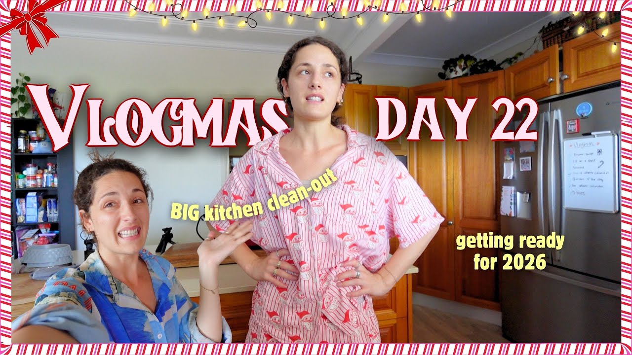 we spent the day resetting the entire kitchen 😮&zwj;💨 VLOGMAS DAY 22!