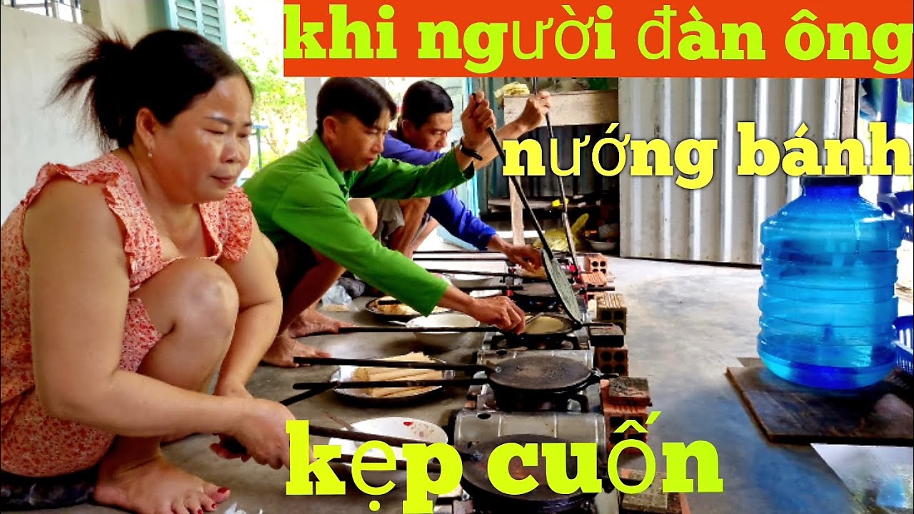 Chị Bích chia sẻ kinh nghiệm nướng bánh kẹp cuốn truyền thống #98