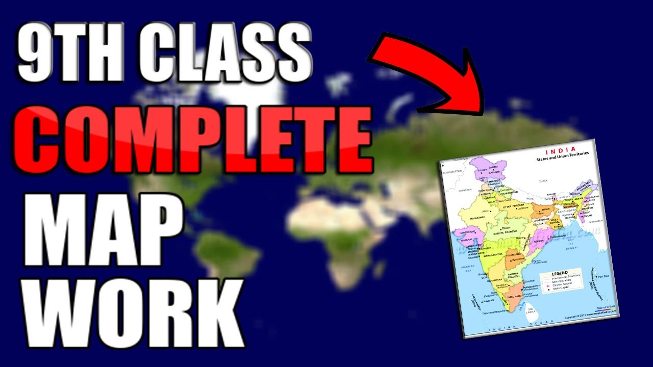 Complete Map Work for Class 9th | Geography & History | Class 9th SST 2025-26 | THINKGLOBAL