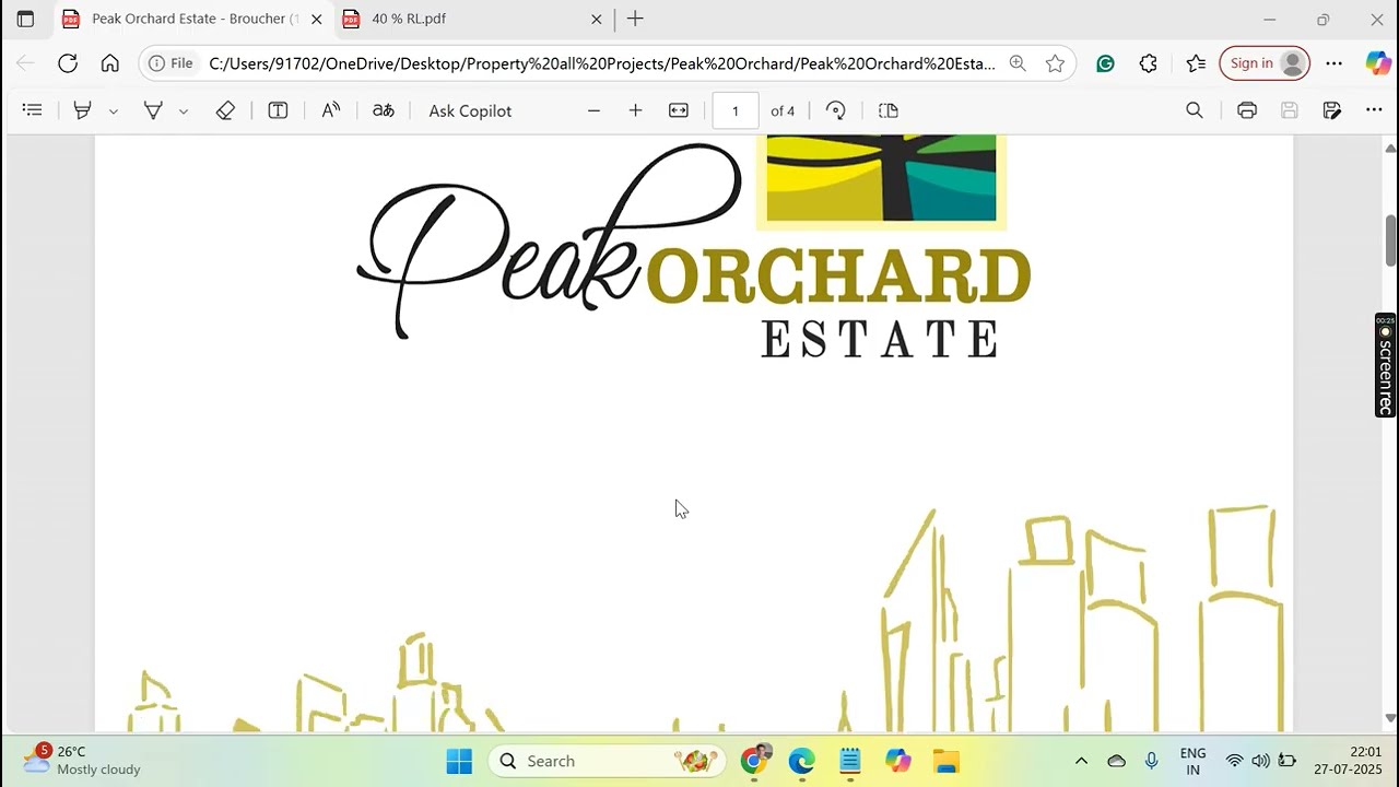 Peak Orchard 100% RL plot & RERA registered project in Nagpur, Veda Hari near outer ring road