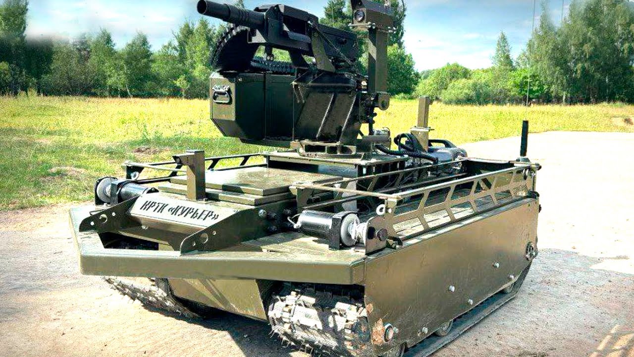 Военный робот Курьер России, обзор