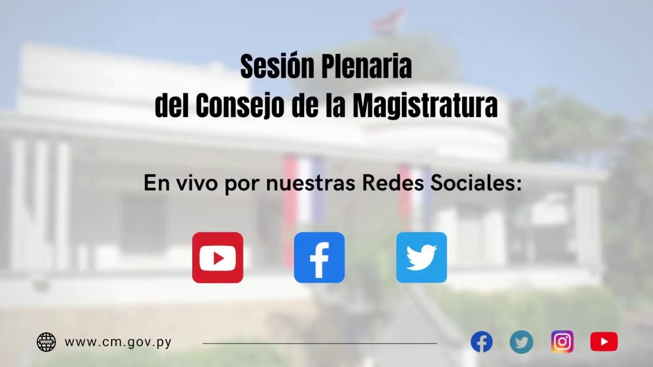 19-12-2022 | En vivo Sesión Ordinaria Consejo de la Magistratura