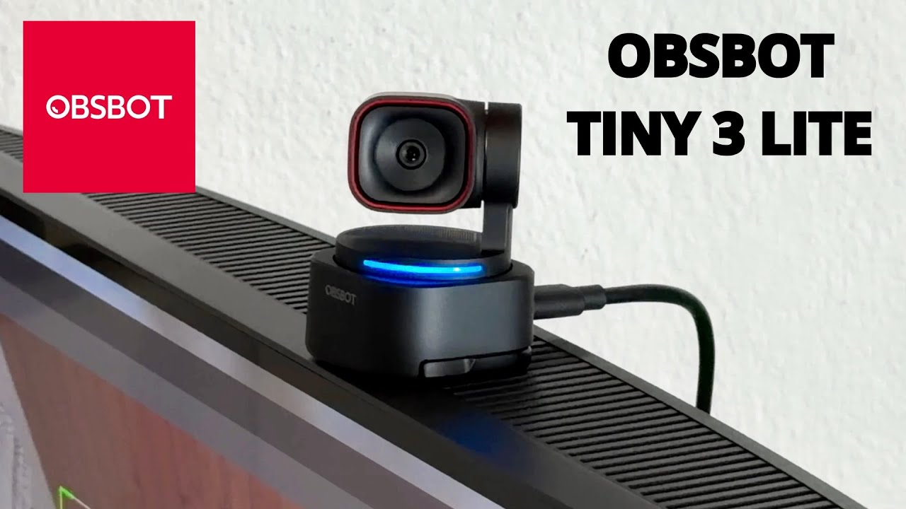 OBSBOT TINY 3 Lite | AI-Powered Spatial Audio 4K PTZ Webcam | Unboxing & Review | Jason Santos