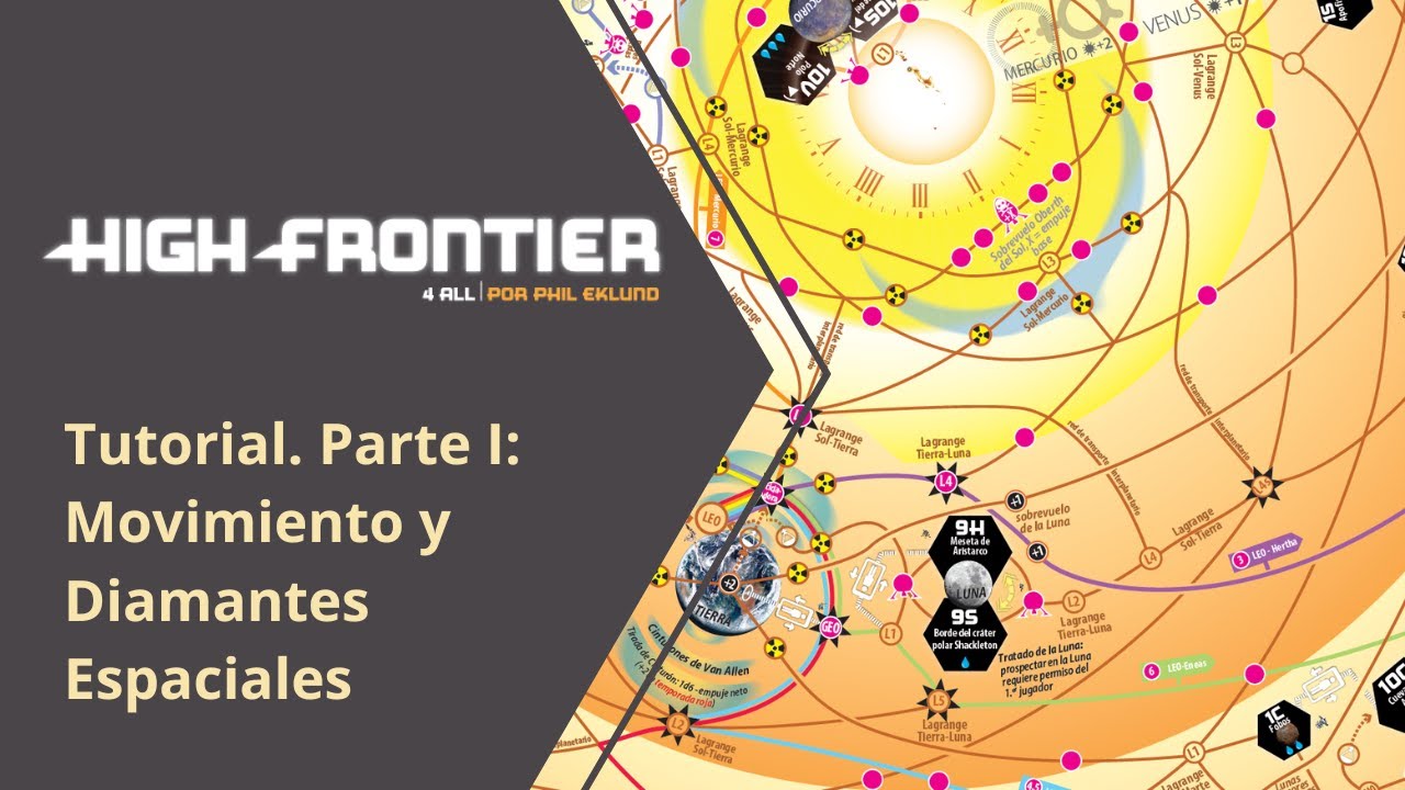 High Frontier 4 All.  Tutorial. Parte I: Movimiento y Diamantes Espaciales
